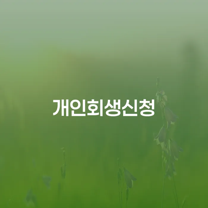 회생절차 연체 채무 신속해결방법 해결 방법 알려드려요.