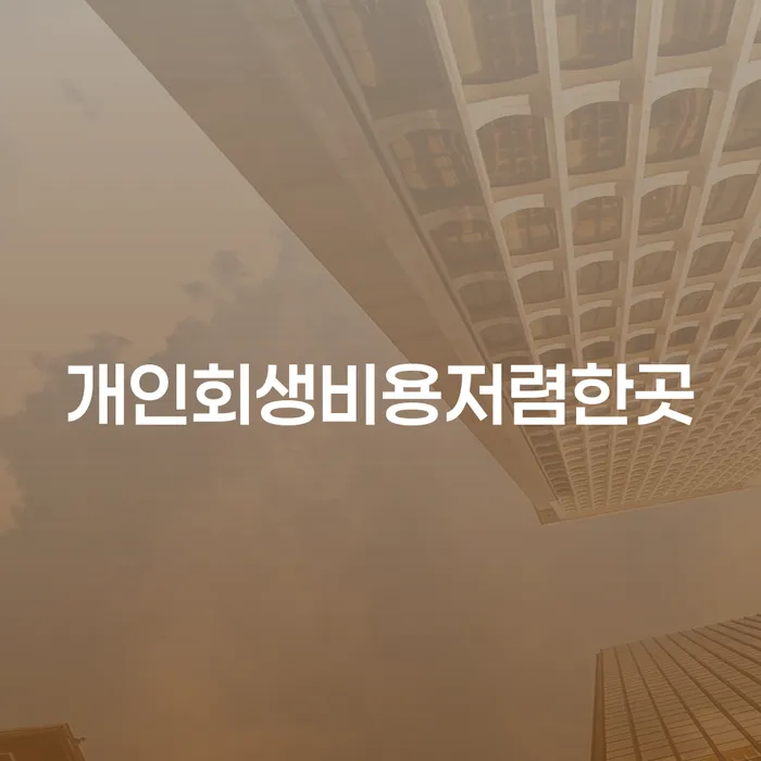 개인회생통장압류 빚청산 해결 방법 알려드려요.