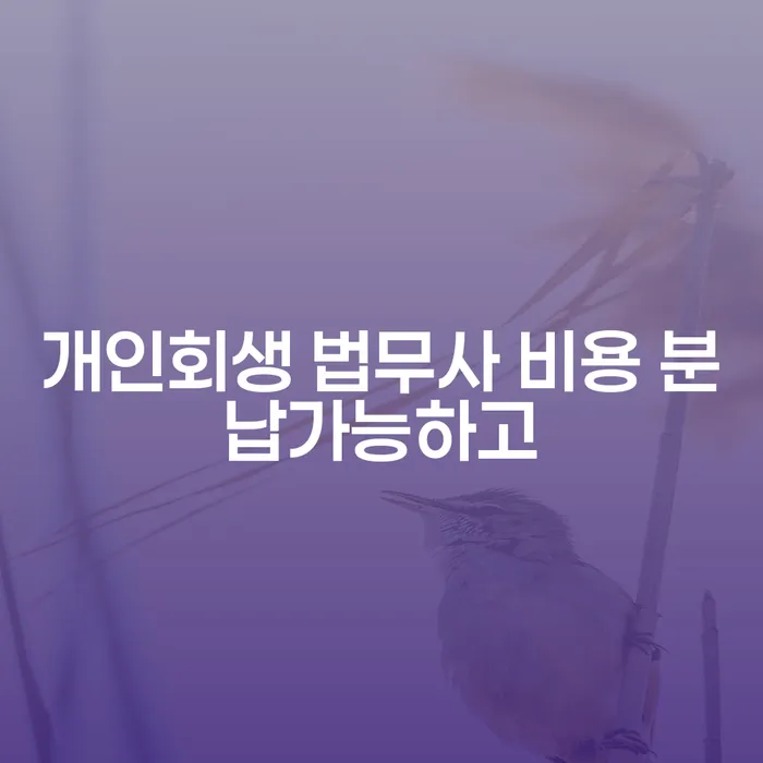 개인파산 추심 대응법 무료상담진행