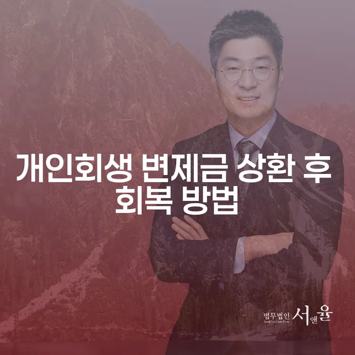 개인회생 변제금 상환 후 회복 방법: 어떻게 시작해야 할까요?