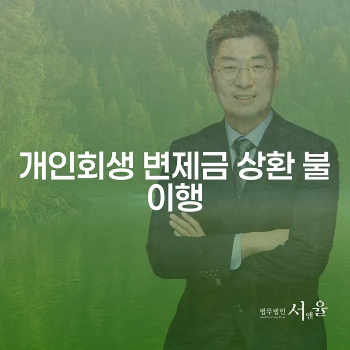 개인회생 변제금 상환 불이행, 어떻게 해결할 수 있을까요?