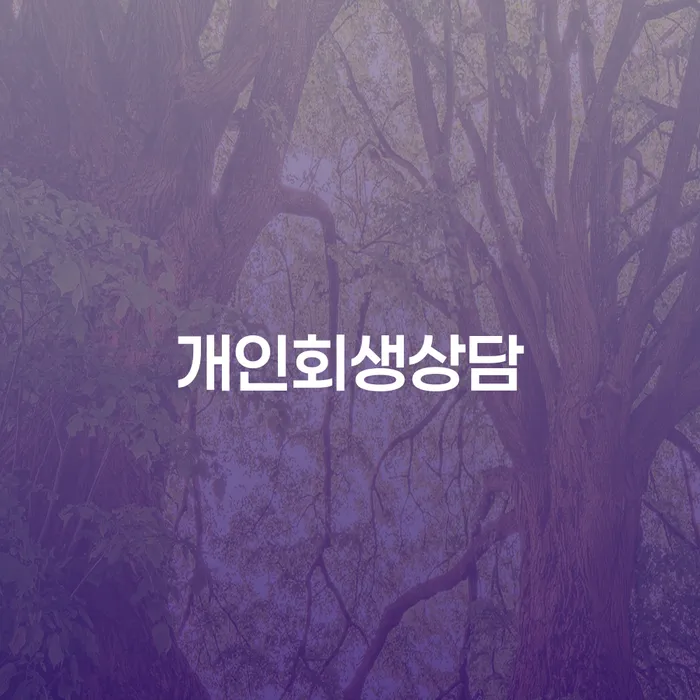 필동 개인회생상담의 필요성과 절차